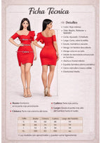 Vestido Leya – Silueta ceñida midi en tela stretch