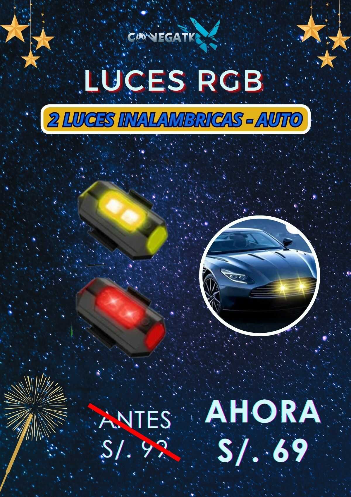 Luces LED RGB para auto