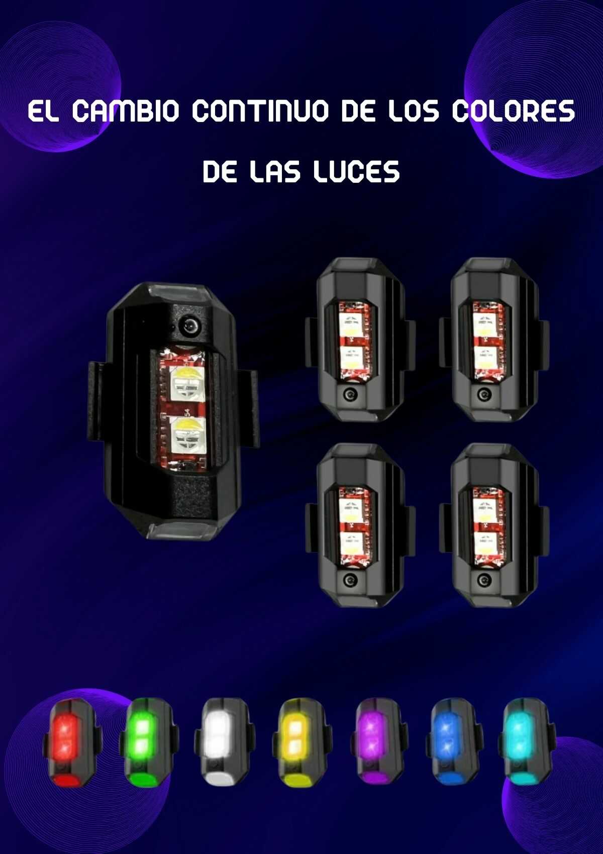 Luces LED RGB para auto