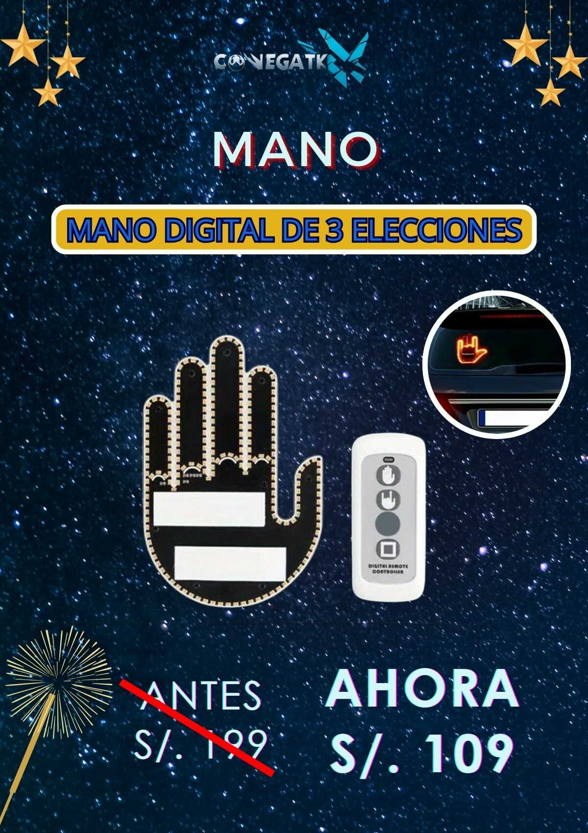 Mano Digital para auto