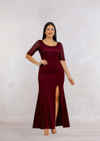 Vestido Elegante Anna con manga corta / S-M-L-XL