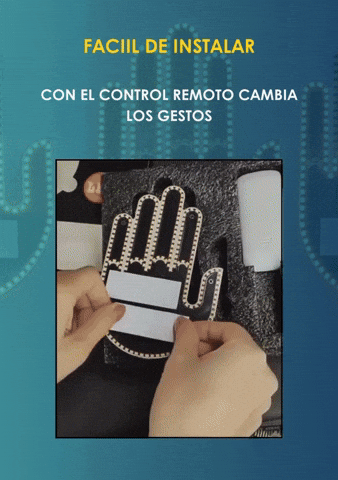 Mano Led gestos - Auto